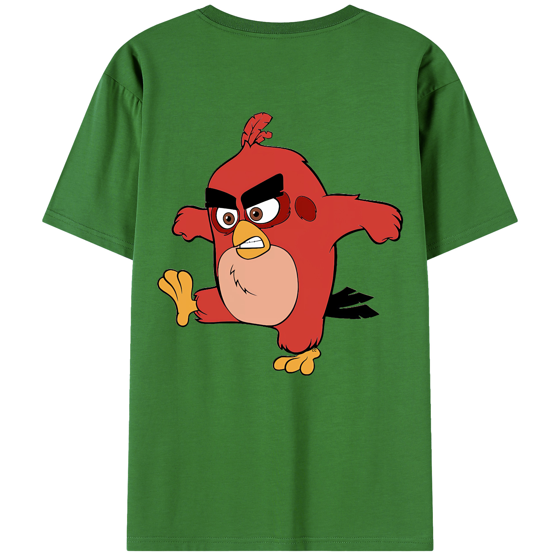 （画像用） Angry Birds アングリーバード レディース半袖Tシャツ(バックプリント)